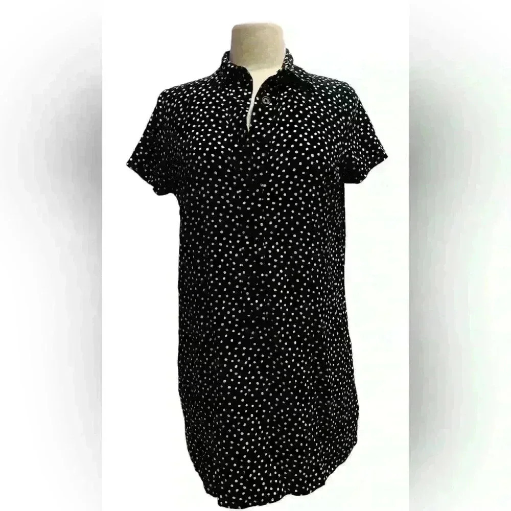 Urban Outfitters Polka Dot Shirt Dress - Picture 4 of 7
